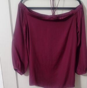Pretty Wine-colored Blouse